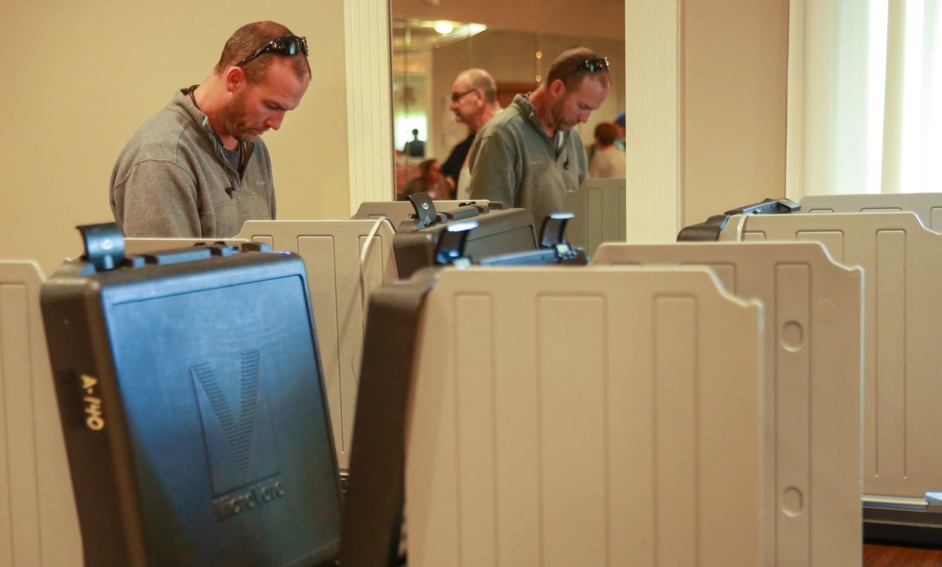 Crown Point voters turn out at the polls